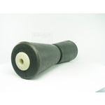 Gummirolle Kielrolle Form V Schwarzer Gummi, <p>bohrung: 16 Mm<p>länge: 290 Mm<p>durchmesser: 94/61 Mm